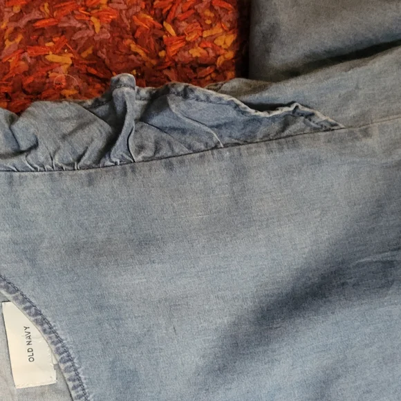 Old Navy Light Blue Denim Jumpsuit - Picture 5 of 5